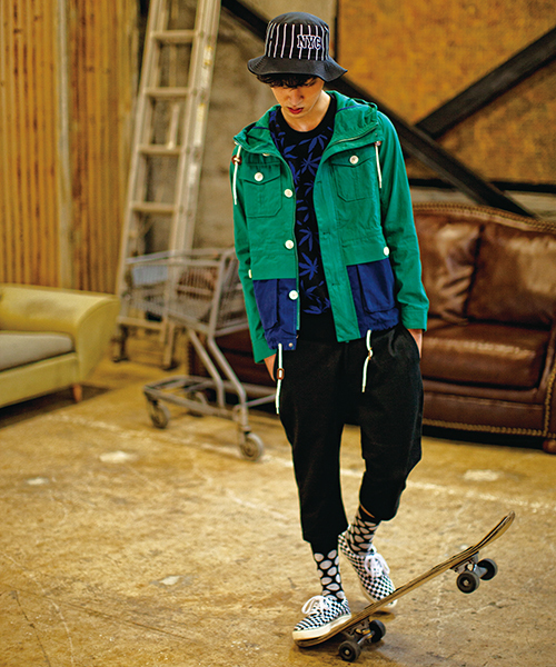 WEGO（ウィゴー）の「WEGO/NYCストライプバケットハット（ハット・メンズ・ホワイト/ブラック/ネイビー・FREE）」の10枚目の写真