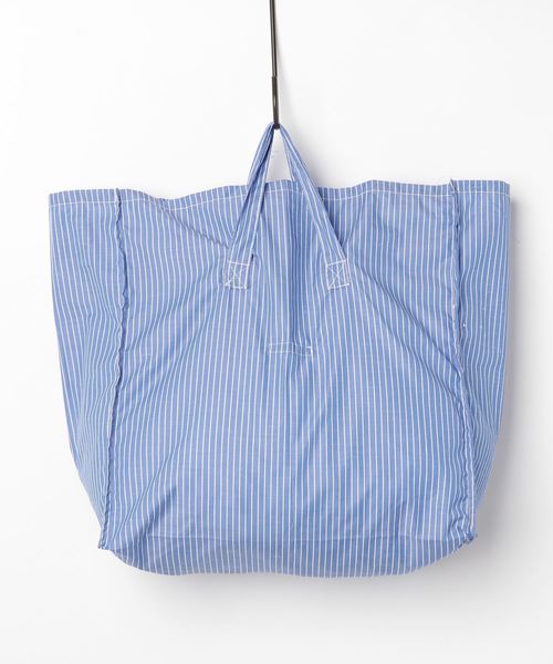 PUEBCO(プエブコ)の「SHIRT FABRIC BAG(エコバッグ/サブバッグ・メンズ・ライトブルー/レッド/イエロー/ブルー・ONE SIZE)」の8枚目の写真