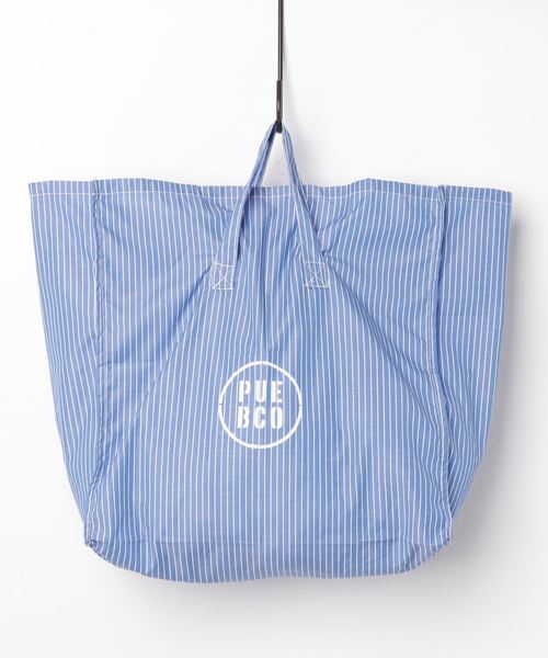 PUEBCO(プエブコ)の「SHIRT FABRIC BAG(エコバッグ/サブバッグ・メンズ・ライトブルー/レッド/イエロー/ブルー・ONE SIZE)」の7枚目の写真
