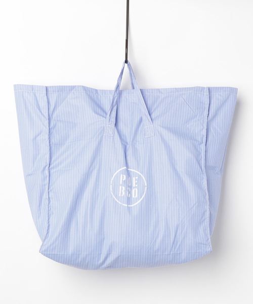 PUEBCO(プエブコ)の「SHIRT FABRIC BAG(エコバッグ/サブバッグ・メンズ・ライトブルー/レッド/イエロー/ブルー・ONE SIZE)」の11枚目の写真