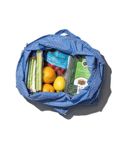 PUEBCO(プエブコ)の「SHIRT FABRIC BAG(エコバッグ/サブバッグ・メンズ・ライトブルー/レッド/イエロー/ブルー・ONE SIZE)」の5枚目の写真