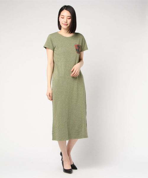 BILLABONG（ビラボン）の「ワンピース BILLABONG AJ013-378（ワンピース・レディース・ブラック/オリーブ・M/L）」の2枚目の写真