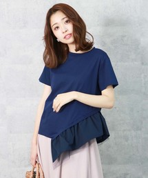 【HERCLOSET】アシメフリルTシャツ