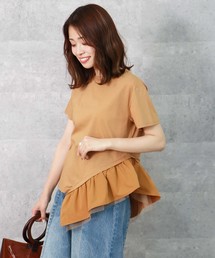 【HERCLOSET】アシメフリルTシャツ