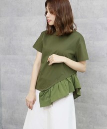 【HERCLOSET】アシメフリルTシャツ