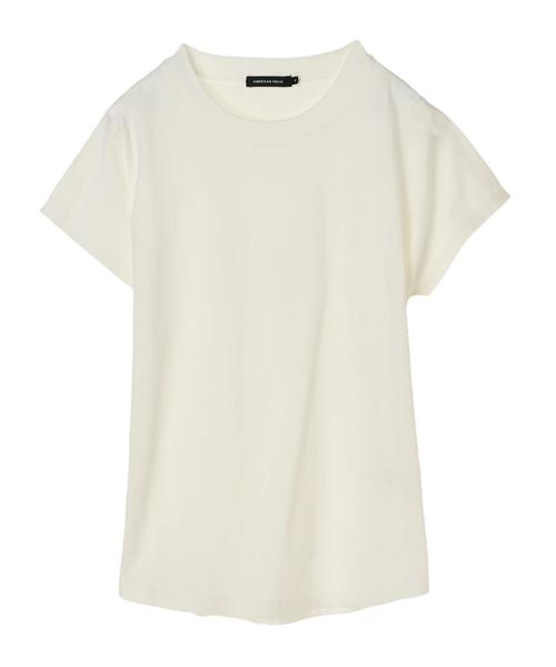AMERICAN HOLIC(アメリカンホリック)の「フレンチスリーブカットプルオーバー(Tシャツ/カットソー・レディース・ブラック/ベージュ/オフホワイト/マスタード・M/L)」の5枚目の写真