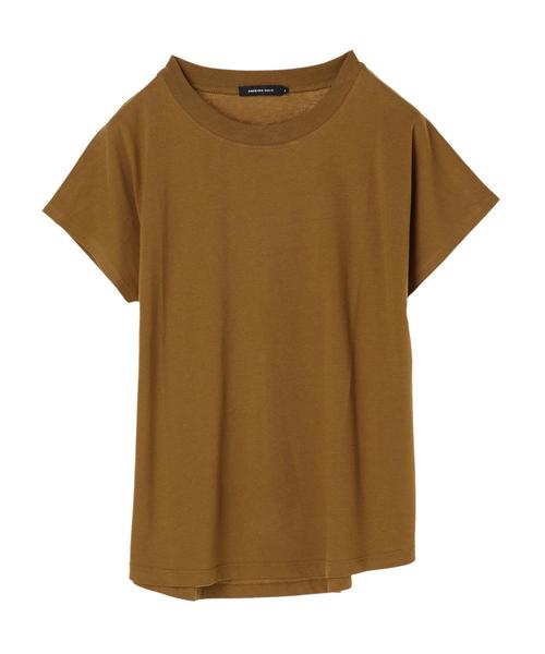 AMERICAN HOLIC(アメリカンホリック)の「フレンチスリーブカットプルオーバー(Tシャツ/カットソー・レディース・ブラック/ベージュ/オフホワイト/マスタード・M/L)」の20枚目の写真