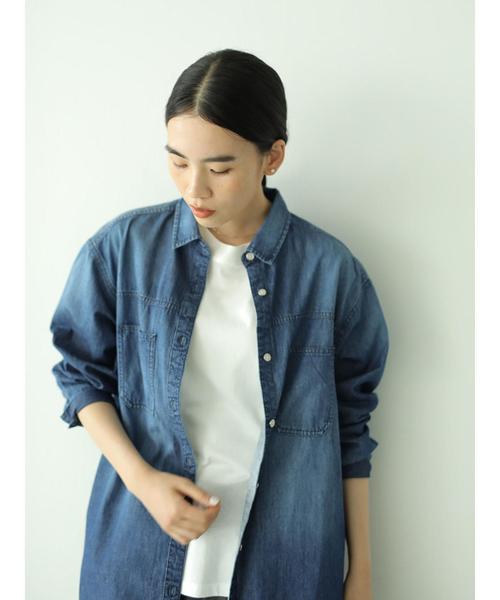 AMERICAN HOLIC(アメリカンホリック)の「フレンチスリーブカットプルオーバー(Tシャツ/カットソー・レディース・ブラック/ベージュ/オフホワイト/マスタード・M/L)」の21枚目の写真