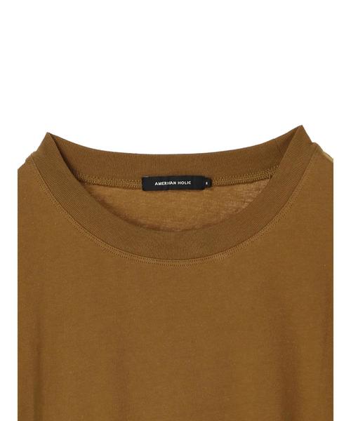 AMERICAN HOLIC(アメリカンホリック)の「フレンチスリーブカットプルオーバー(Tシャツ/カットソー・レディース・ブラック/ベージュ/オフホワイト/マスタード・M/L)」の18枚目の写真