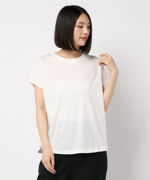 AMERICAN HOLIC(アメリカンホリック)の「フレンチスリーブカットプルオーバー(Tシャツ/カットソー・レディース・ブラック/ベージュ/オフホワイト/マスタード・M/L)」の15枚目の写真