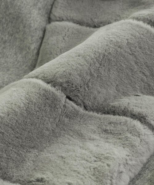 sankyo shokai(サンキョウショウカイ)の「レッキスファー&ウールコートヘチマカラー(その他アウター・レディース・ライトグレー/ブラック・フリー)」の9枚目の写真
