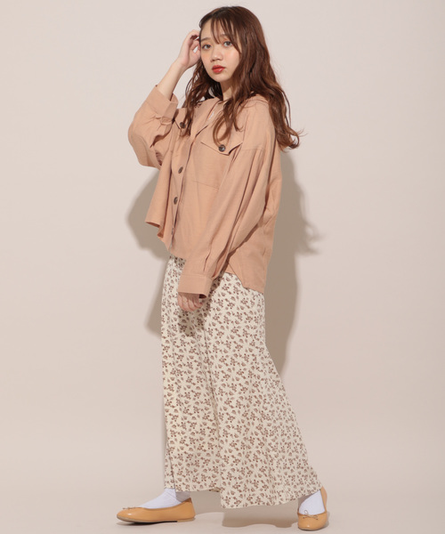 apres jour（アプレジュール）の「フードCPOシャツ【ZOZOTOWN限定アイテム】（シャツ/ブラウス・レディース・ベージュ/ラベンダー/その他・フリー）」の9枚目の写真