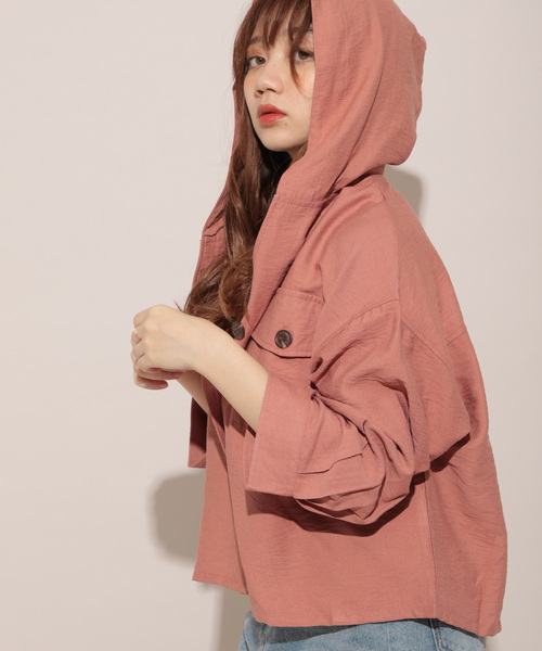 apres jour（アプレジュール）の「フードCPOシャツ【ZOZOTOWN限定アイテム】（シャツ/ブラウス・レディース・ベージュ/ラベンダー/その他・フリー）」の20枚目の写真