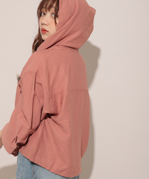 apres jour（アプレジュール）の「フードCPOシャツ【ZOZOTOWN限定アイテム】（シャツ/ブラウス・レディース・ベージュ/ラベンダー/その他・フリー）」の21枚目の写真