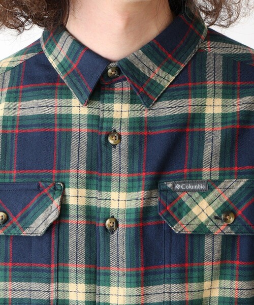 Columbia（コロンビア）の「Columbia/ フレアガンストレッチフランネルシャツ /コロンビア（シャツ/ブラウス・メンズ・ブラック/ブルー/イエロー/ホワイト/ネイビー/ライトグリーン/レッド系その他・SMALL/MEDIUM/LARGE/X-LARGE/M/S/L/XL）」の19枚目の写真