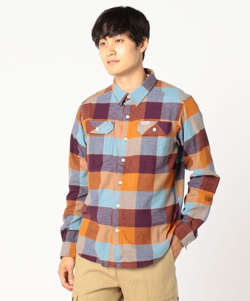 Columbia（コロンビア）の「Columbia/ フレアガンストレッチフランネルシャツ /コロンビア（シャツ/ブラウス・メンズ・ブラック/ブルー/イエロー/ホワイト/ネイビー/ライトグリーン/レッド系その他・SMALL/MEDIUM/LARGE/X-LARGE/M/S/L/XL）」の6枚目の写真