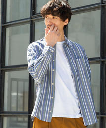 coen | オルタネイトストライプレギュラーシャツ(シャツ/ブラウス)