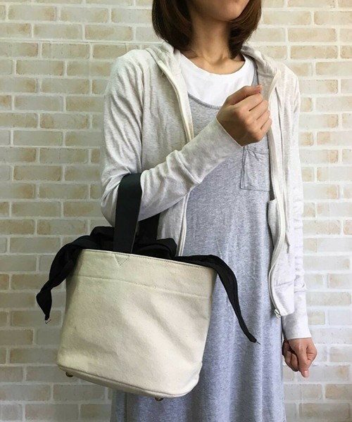 セール Leather Handle Tote 巾着取外しok トートバッグ Earth Made アースメイド のファッション通販 Zozotown