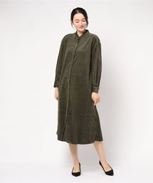 LOWRYS FARM | コーデュロイシャツワンピース　848420(ワンピース)