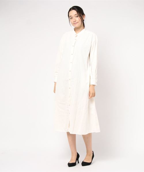 LOWRYS FARM（ローリーズファーム）の「コーデュロイシャツワンピース　848420（ワンピース・レディース・ベージュ/カーキ/アイボリー・FREE）」の18枚目の写真