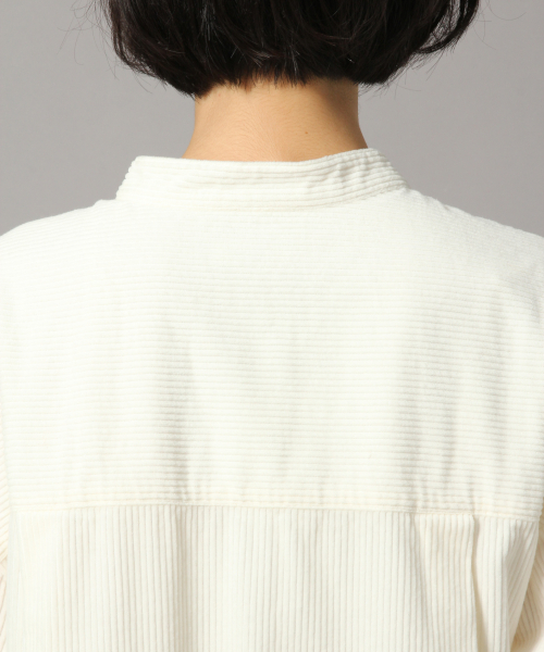 LOWRYS FARM（ローリーズファーム）の「コーデュロイシャツワンピース　848420（ワンピース・レディース・ベージュ/カーキ/アイボリー・FREE）」の16枚目の写真