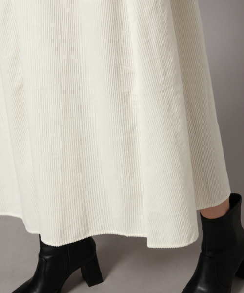 LOWRYS FARM（ローリーズファーム）の「コーデュロイシャツワンピース　848420（ワンピース・レディース・ベージュ/カーキ/アイボリー・FREE）」の11枚目の写真