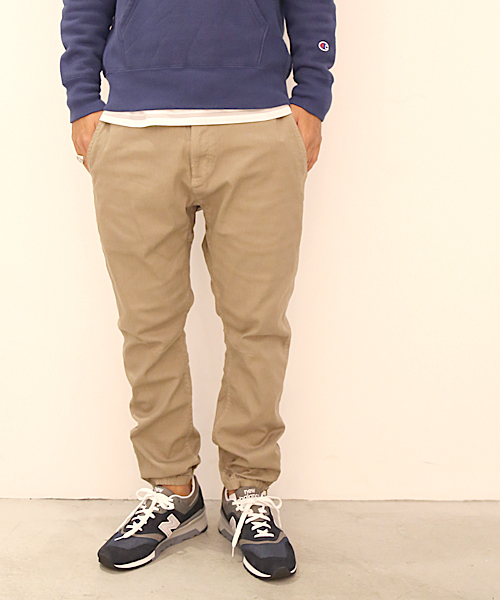 And A（アンドエー）の「イージーストレッチテイパード (GRAMICCI)（その他パンツ・メンズ・オフホワイト/ブラック/カーキ/ネイビー・MEDIUM/LARGE/SMALL）」の19枚目の写真