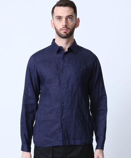 WHITE MOUNTAINEERING（ホワイトマウンテニアリング）の「【White Mountaineering】ラインロングスリーブシャツ/WR1971102（シャツ/ブラウス・メンズ・ブラック/ネイビー・1/0/2/3）」の16枚目の写真