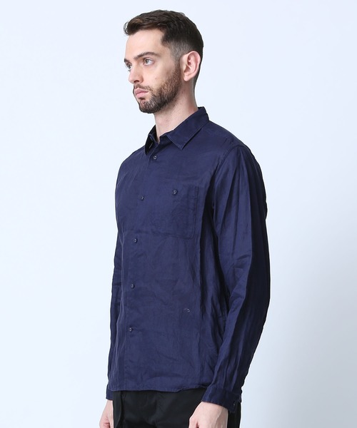 WHITE MOUNTAINEERING（ホワイトマウンテニアリング）の「【White Mountaineering】ラインロングスリーブシャツ/WR1971102（シャツ/ブラウス・メンズ・ブラック/ネイビー・1/0/2/3）」の15枚目の写真