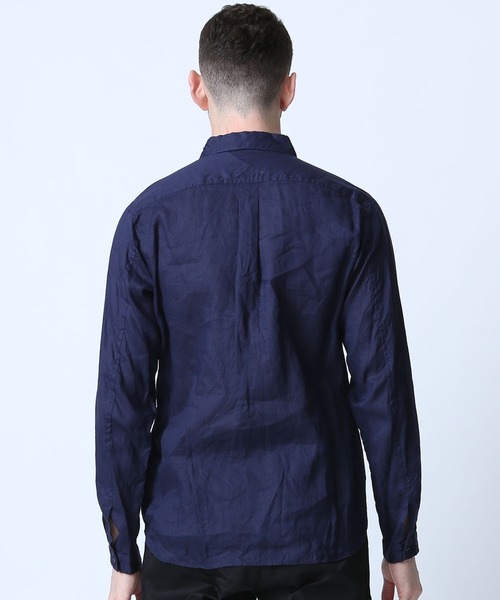 WHITE MOUNTAINEERING（ホワイトマウンテニアリング）の「【White Mountaineering】ラインロングスリーブシャツ/WR1971102（シャツ/ブラウス・メンズ・ブラック/ネイビー・1/0/2/3）」の14枚目の写真