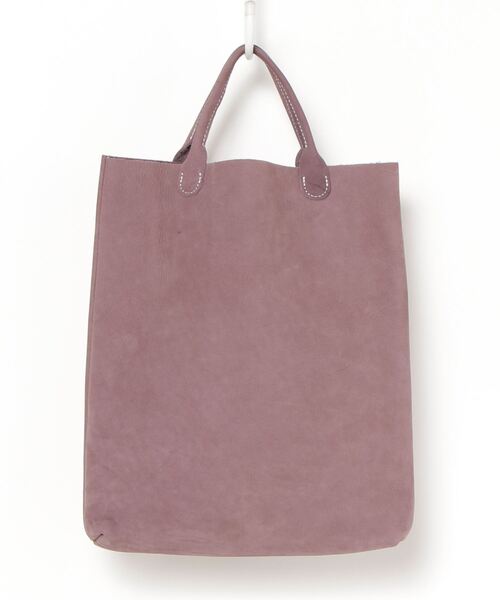 TASINAMI（タシナミ）の「TASINAMI ベーシックレザートート ヌバック (TA-0002N)（トートバッグ・レディース・ベージュ/ブラック/グリーン/ピンク/ボルドー/ライトパープル/イエロー/ネイビー/ライトブルー・FREE）」の7枚目の写真