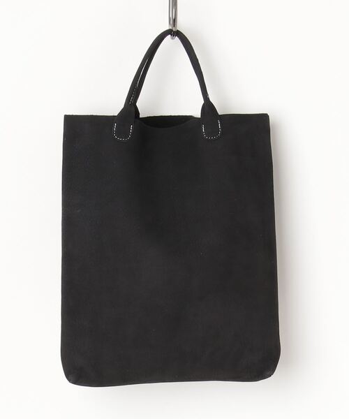 TASINAMI（タシナミ）の「TASINAMI ベーシックレザートート ヌバック (TA-0002N)（トートバッグ・レディース・ベージュ/ブラック/グリーン/ピンク/ボルドー/ライトパープル/イエロー/ネイビー/ライトブルー・FREE）」の3枚目の写真