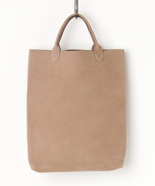 TASINAMI（タシナミ）の「TASINAMI ベーシックレザートート ヌバック (TA-0002N)（トートバッグ・レディース・ベージュ/ブラック/グリーン/ピンク/ボルドー/ライトパープル/イエロー/ネイビー/ライトブルー・FREE）」の4枚目の写真
