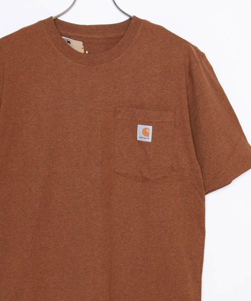 Carhartt（カーハート）の「carhartt　ポケット付き ワッペン 半袖Tシャツ（Tシャツ/カットソー・メンズ・ブラック/ヘザーグレー/ブルー系その他/ベージュ/ホワイト/ブラウン/チャコールグレー/グリーン/パープル系その他/ブラック系その他/ダークブルー/ネイビー/ゴールド系その他/ブルー系その他2/ブルー系その他3/レッド系その他/オレンジ系その他/グリーン系その他/コーラルピンク/グリーン系その他2/ブラウン系その他/グリーン系その他3/ブラウン系その他2/グリーン系その他4/ブルー系その他4/グレー系その他/コバルトブルー/ピンク系その他/オレンジ系その他2/グレー系その他2/ブルー系その他5/ライトグリーン/レッド系その他2/グリーン系その他5/オレンジ系その他3・M/L/S/XL/XXL）」の9枚目の写真