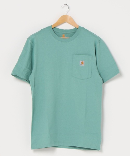 Carhartt（カーハート）の「carhartt　ポケット付き ワッペン 半袖Tシャツ（Tシャツ/カットソー・メンズ・ブラック/ヘザーグレー/ブルー系その他/ベージュ/ホワイト/ブラウン/チャコールグレー/グリーン/パープル系その他/ブラック系その他/ダークブルー/ネイビー/ゴールド系その他/ブルー系その他2/ブルー系その他3/レッド系その他/オレンジ系その他/グリーン系その他/コーラルピンク/グリーン系その他2/ブラウン系その他/グリーン系その他3/ブラウン系その他2/グリーン系その他4/ブルー系その他4/グレー系その他/コバルトブルー/ピンク系その他/オレンジ系その他2/グレー系その他2/ブルー系その他5/ライトグリーン/レッド系その他2/グリーン系その他5/オレンジ系その他3・M/L/S/XL/XXL）」の14枚目の写真