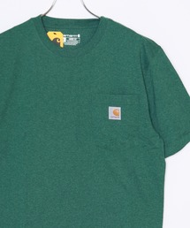 carhartt ポケット付き ワッペン 半袖Tシャツ