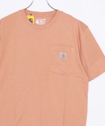 carhartt ポケット付き ワッペン 半袖Tシャツ