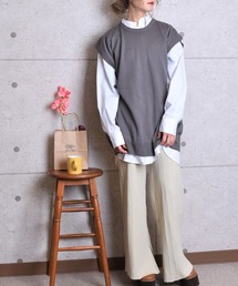 TONE SELECT WEAR�i�g�[���Z���N�g�E�F�A�j�́u�yTONE SELECT WEAR�z�J�V�~�A�^�b�`�N���[�l�b�N�I�[�o�[�T�C�Y�x�X�g(BI)�i�x�X�g�j�v