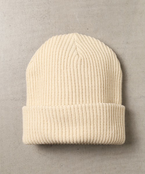B.I.D.(ビーアイディー)の「《ローゲージ》Wニットキャップ(ニットキャップ/ビーニー・レディース・チャコールグレー/ベージュ/ブラック/ホワイト/アイボリー/ワインレッド/マスタード/グレー系/ブラウン/ネイビー・FREE)」の3枚目の写真