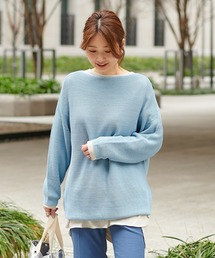 DouDou | 和紙ホールボートプルオーバー(ニット/セーター)