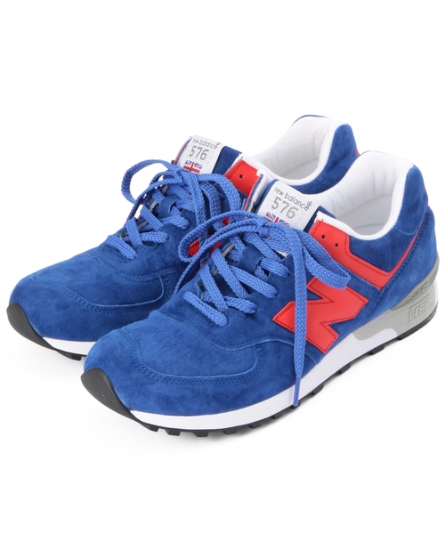 UNITED ARROWS(ユナイテッドアローズ)の「<New Balance(ニューバランス)> M576 UK(スニーカー・メンズ・レッド/コバルトブルー・8h/9h/8/9)」の1枚目の写真
