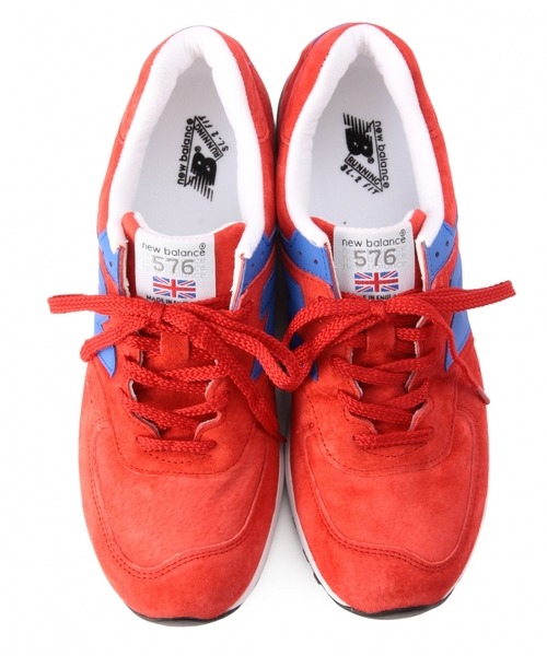 UNITED ARROWS(ユナイテッドアローズ)の「<New Balance(ニューバランス)> M576 UK(スニーカー・メンズ・レッド/コバルトブルー・8h/9h/8/9)」の4枚目の写真