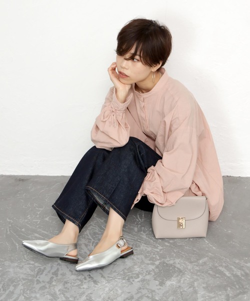 SOROTTO(ソロット)の「バックバンド フラットパンプス(パンプス・レディース・シルバー/ブラウン系その他/ホワイト系その他/ブラック・M/LL/L/S)」の21枚目の写真