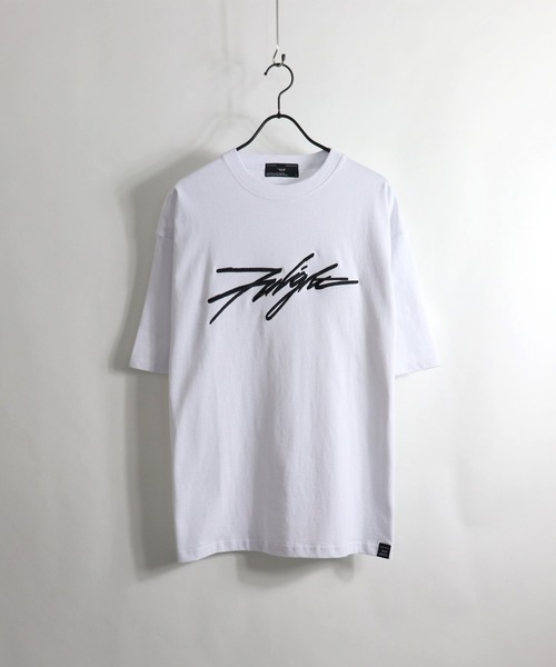 ILL'S(イルズ)の「ILL'S / イルズ 筆記ロゴTシャツ(Tシャツ/カットソー・メンズ・ホワイト/ベージュ/パープル/ブラック・M/L)」の2枚目の写真