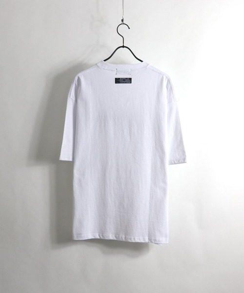 ILL'S(イルズ)の「ILL'S / イルズ 筆記ロゴTシャツ(Tシャツ/カットソー・メンズ・ホワイト/ベージュ/パープル/ブラック・M/L)」の7枚目の写真