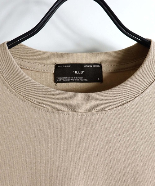 ILL'S(イルズ)の「ILL'S / イルズ 筆記ロゴTシャツ(Tシャツ/カットソー・メンズ・ホワイト/ベージュ/パープル/ブラック・M/L)」の16枚目の写真