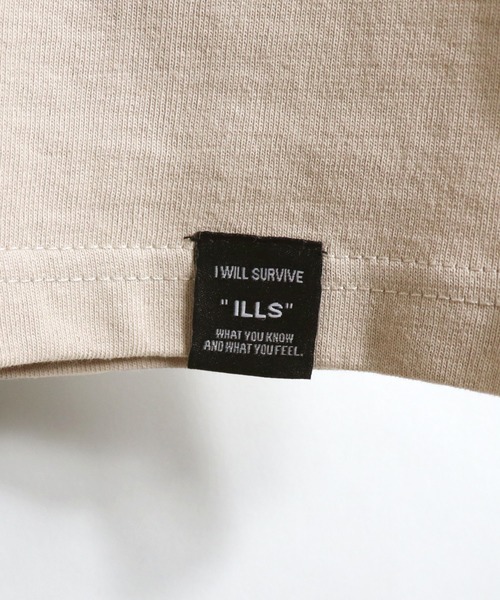 ILL'S(イルズ)の「ILL'S / イルズ 筆記ロゴTシャツ(Tシャツ/カットソー・メンズ・ホワイト/ベージュ/パープル/ブラック・M/L)」の14枚目の写真