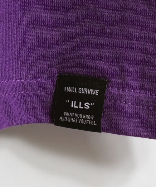 ILL'S(イルズ)の「ILL'S / イルズ 筆記ロゴTシャツ(Tシャツ/カットソー・メンズ・ホワイト/ベージュ/パープル/ブラック・M/L)」の10枚目の写真