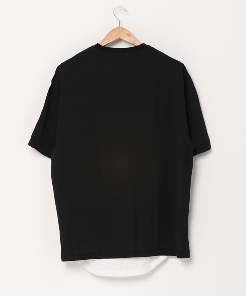 VIBGYOR（ヴィブジョー）の「VIBGYOR Select/ストレッチジョーゼットアンサンブルTEE(BI)（Tシャツ/カットソー・メンズ・グリーン/カーキ/グレー/ブラック/ネイビー・MEDIUM/LARGE）」の13枚目の写真