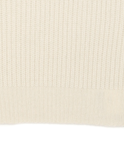 Ray BEAMS（レイビームス）の「Ray BEAMS / 5G 畦編 ハイネック（ニット/セーター・レディース・ネイビー/オフホワイト/シルバー・ONE SIZE）」の19枚目の写真